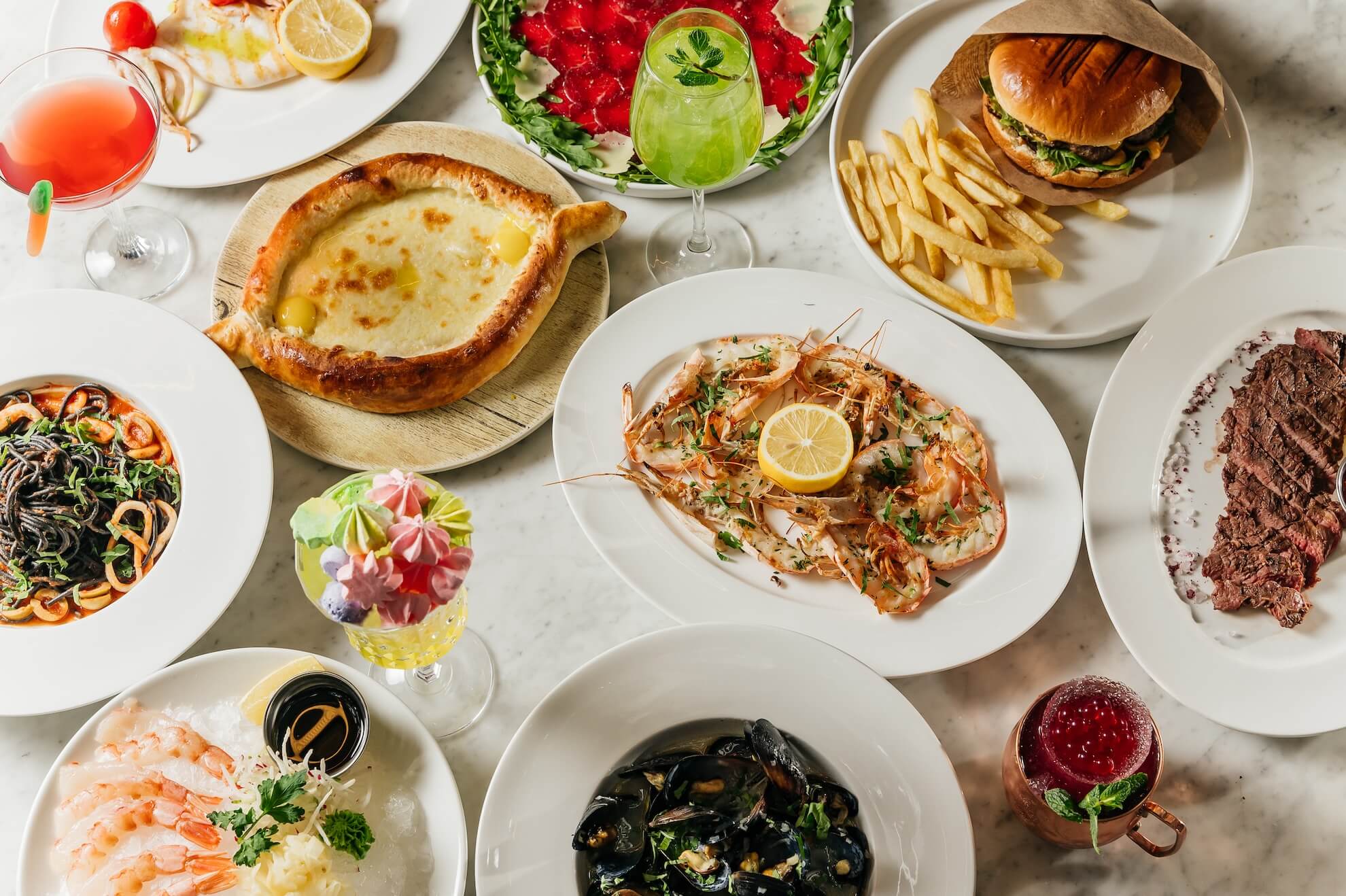 Блюда на двоих в ресторане «Зарядье»